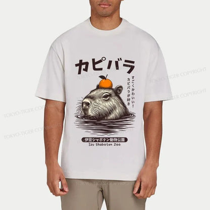 Tokyo-Tiger Capybara Hot Spring Classic T-Shirt