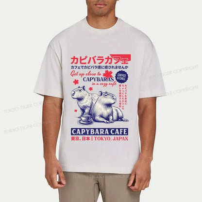 Tokyo-Tiger Tokyo Japan Capybara Cafe Classic T-Shirt