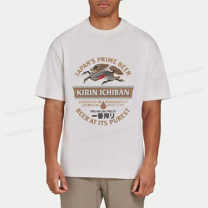 Tokyo-Tiger Kirin Ichiban Beer Japan Classic T-Shirt