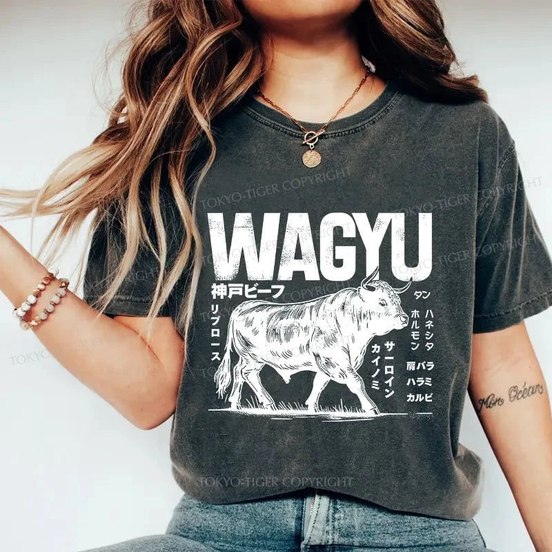 Tokyo-Tiger Kobe Wagyu Washed T-Shirt