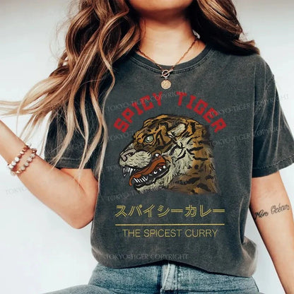 Tokyo-Tiger Spicy Tiger Japanese Washed T-Shirt