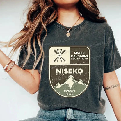 Tokyo-Tiger Niseko Hokkaido Japanese Washed T-Shirt