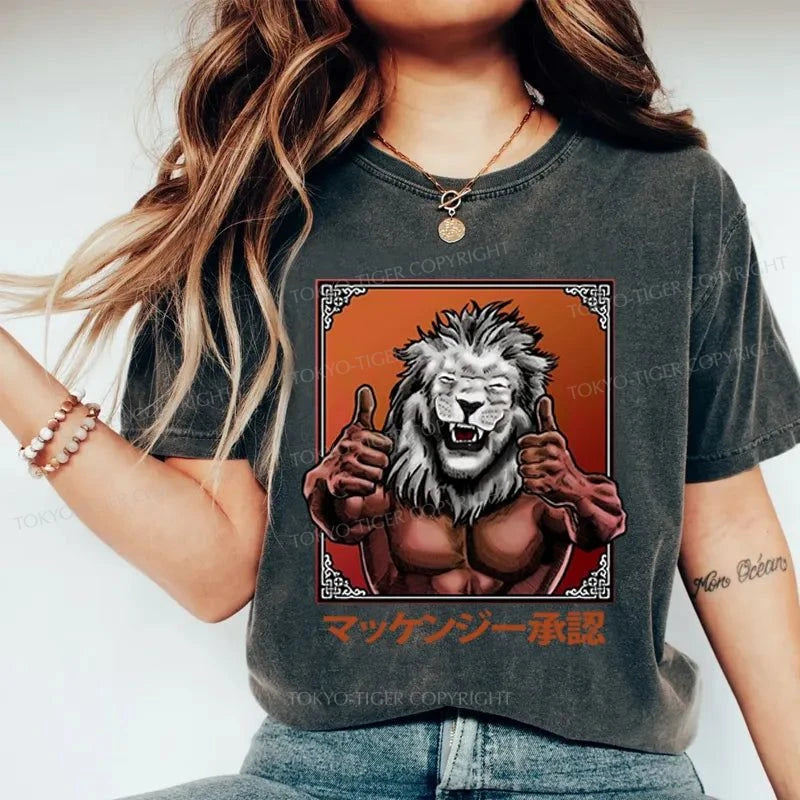 Tokyo-Tiger Danger 5: McKenzie Fan Art Washed T-Shirt