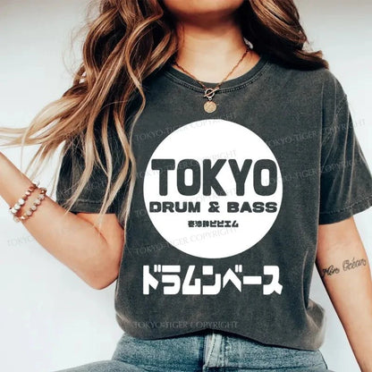 Tokyo-Tiger Tokyo DnB Japanese Washed T-Shirt