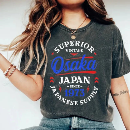 Tokyo-Tiger Superior Japanese Supply Washed T-Shirt