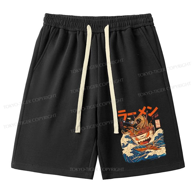 Tokyo-Tiger The Great Wave Ramen Yokai  Shorts