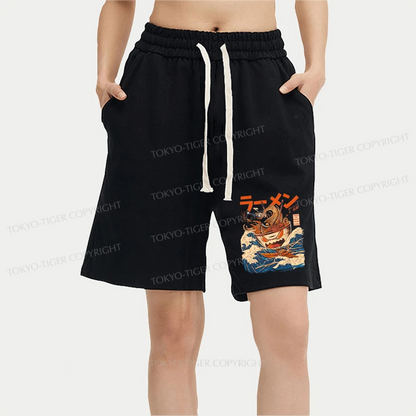 Tokyo-Tiger The Great Wave Ramen Yokai  Shorts