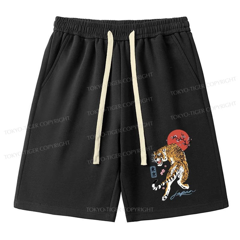 Tokyo-Tiger Japanese Tiger Blossom Unisex Shorts